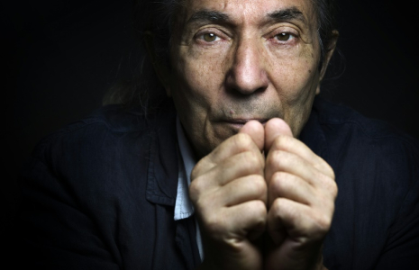 L'écrivain franco-algérien Boualem Sansal, en septembre 2015 à Paris ( AFP / Joël SAGET )