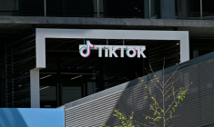 Les bureaux de TikTok à Culver City, en Californie, le 4 avril 2025 ( AFP / Robyn Beck )