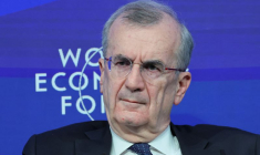 François Villeroy de Galhau lors de la 54e réunion annuelle du Forum économique mondial