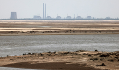 La centrale nucléaire de Zaporijjia, le 7 juillet 2023 en Ukraine ( AFP / Anatolii Stepanov )