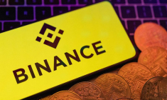 Illustration d'un smartphone avec le logo de Binance affiché