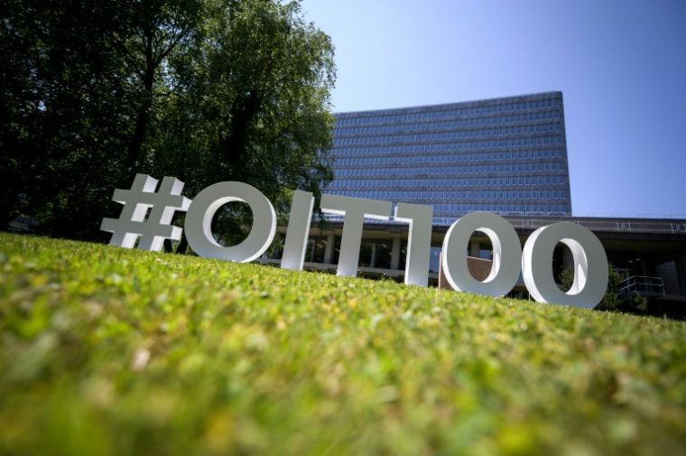 Le siège de l'OIT à Genève, le 7 juin 2019 ( AFP / Fabrice COFFRINI )