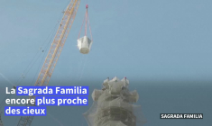 La Sagrada Familia de Barcelone, l'église la plus haute du monde, culmine désormais à 172,5m