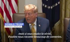Trump accuse Poutine de dire "beaucoup de conneries" sur l'Ukraine