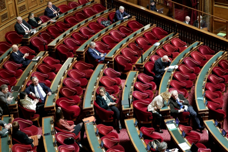 Vue du Sénat, le 23 décembre 2025 à Paris ( AFP / STEPHANE DE SAKUTIN )