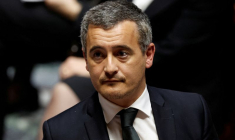 Photo d'archives du ministre de l'Intérieur, Gérald Darmanin