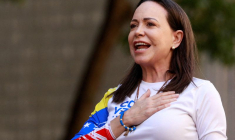 La dirigeante de l'opposition vénézuélienne María Corina Machado