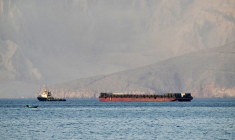 Un navire dans le détroit d'Ormuz. (illustration) ( AFP / GIUSEPPE CACACE )