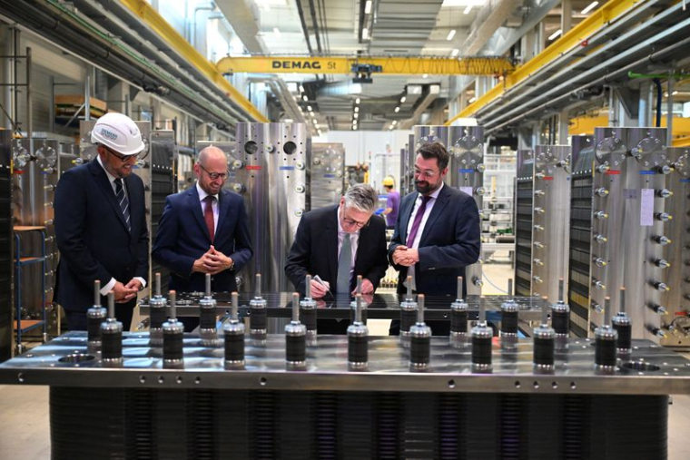 Le Premier ministre britannique Keir Starmer en visite à Berlin