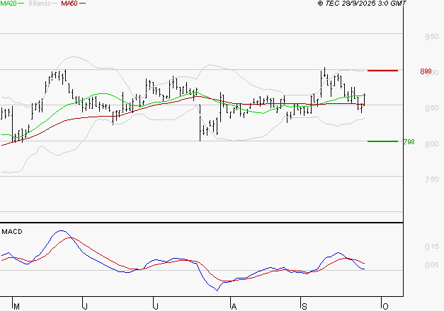 TELEVISION FRANCAISE (T.F.1) : L'indécision domine