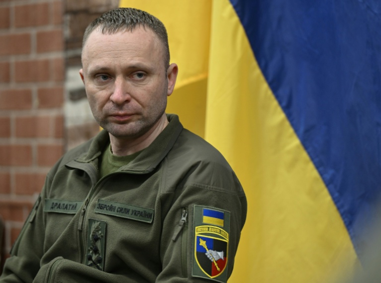 Le général Mykhailo Drapaty en Ukraine le 6 janvier 2025 ( AFP / Genya SAVILOV )