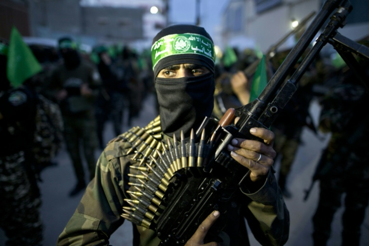 Un combattant du Hamas en 2026 à Gaza ( AFP / MAHMUD HAMS )