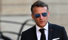 Emmanuel Macron au Palais de l'Elysée, à Paris, le 10 juillet 2026 ( AFP / JULIEN DE ROSA )
