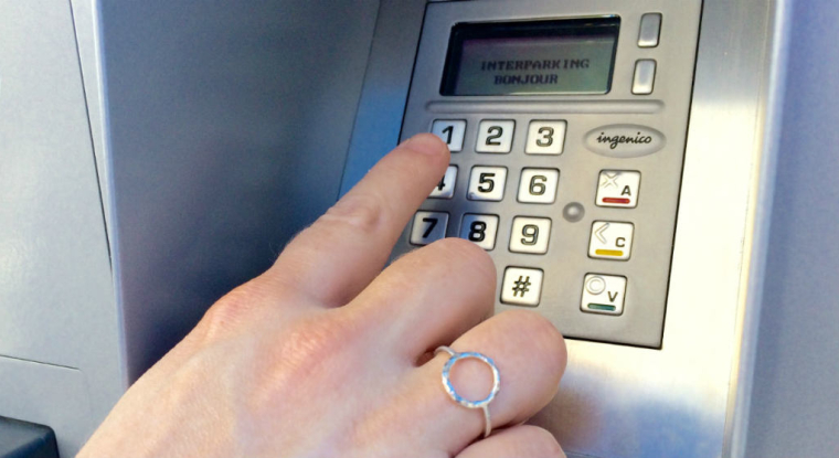 Un terminal de paiement Ingenico. (© D. Delmond)