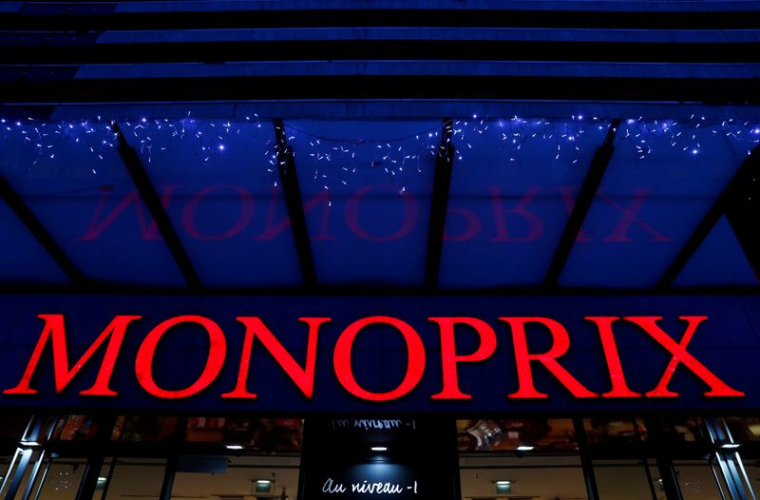 Le logo Monoprix à Paris