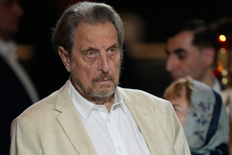 Errol Musk, homme d'affaires sud-africain et père d'Elon Musk, dans la cathédrale du Christ-Sauveur de Moscou pour des célébrations de Pâques le dimanche 12 avril ( POOL / Alexander Zemlianichenko )