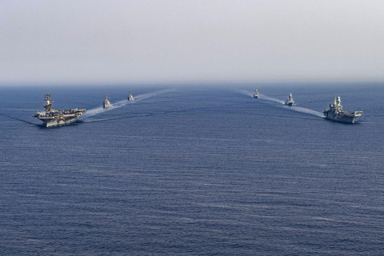 Des bateaux occidentaux dans la mer Rouge le 7 juin 2024. ( DVIDS / - )