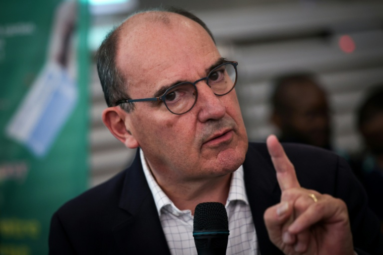 Le président de la Régie Autonome des Transports Parisiens Jean Castex à la station Porte Maillot à Paris le 19 juillet 2025 ( AFP / Behrouz MEHRI )