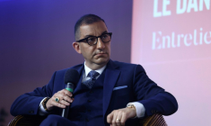 L'homme politique d'extrême droite Jean Messiha à Paris le 13 mai 2023  ( AFP / Thomas SAMSON )