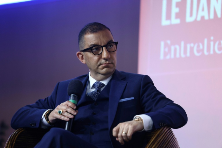 L'homme politique d'extrême droite Jean Messiha à Paris le 13 mai 2023  ( AFP / Thomas SAMSON )
