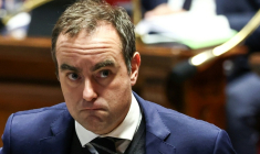 Le Premier ministre Sébastien Lecornu, le 4 décembre 2025 à l'Assemblée nationale, à Paris ( AFP / Anne-Christine POUJOULAT )
