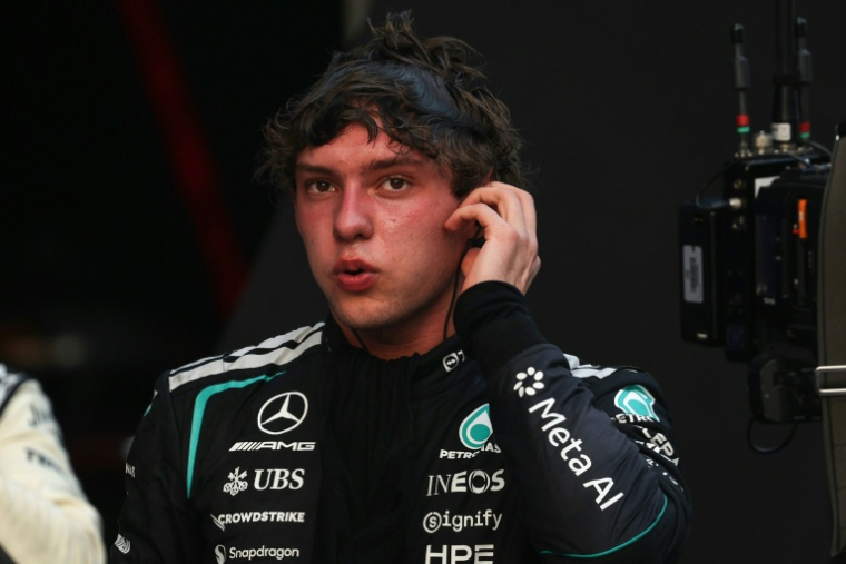Kimi Antonelli à Sepang, Malaisie, le 4 octobre 2026 ( AFP / I-HWA CHENG )