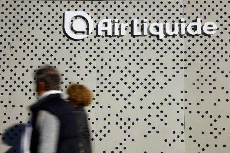 Le logo d'Air Liquide est visible à Paris