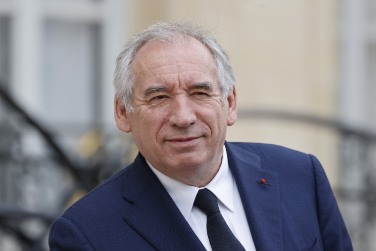 François Bayrou à Paris, le 16 avril 2025. ( AFP / LUDOVIC MARIN )