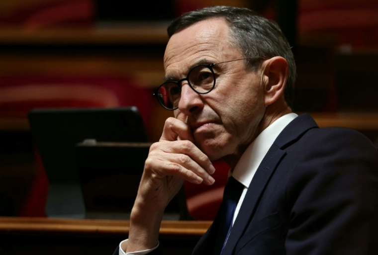 Bruno Retailleau le 27 novembre 2025, au Sénat à Paris ( AFP / Thomas SAMSON )