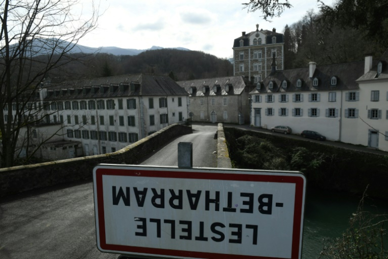 Vue de l'établissement "Le beau rameau", ex-"Notre-Dame-de-Bétharram", à Lestelle-Betharram (Pyrénées-Atlantiques), le 21 février 2025 ( AFP / Gaizka IROZ )