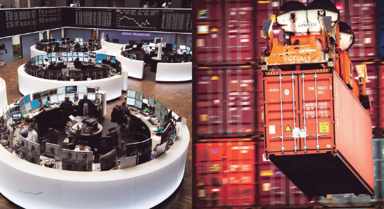 La Bourse et l'économie ne suivent pas la même courbe de progression. (© T.Jansen/Georgia/ Port Autority)