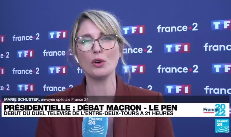 Présidentielle 2022 : un débat Macron / Le Pen "très codifié"