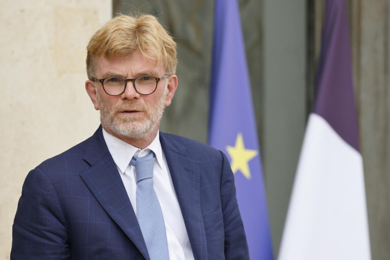 Marc Fesneau, le ministre de l'Agriculture, à Paris le 7 septembre 2022. ( AFP / LUDOVIC MARIN )