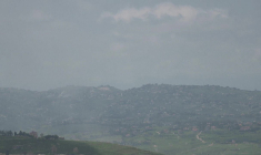 De la fumée s'élève dans le sud du Liban, vue depuis Israël