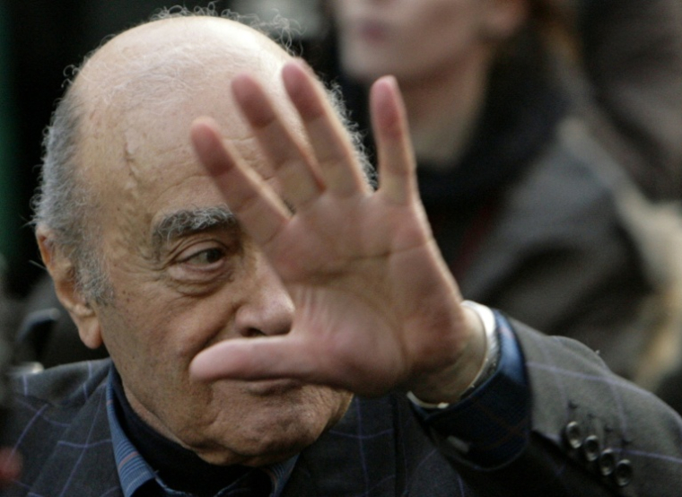 Mohamed Al Fayed, le 18 février 2008, à Londres en Angleterre ( AFP / LEON NEAL )