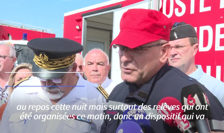 L'incendie dans l'Aude est stabilisé mais le vent inquiète les autorités