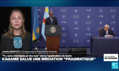 Accord de paix Rwanda-RDC : Kagame salue une médiation "pragmatique"