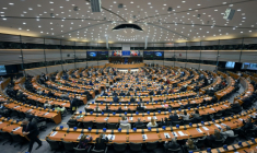 Le Parlement européen à Bruxelles, le 12 novembre 2025 ( AFP / Nicolas TUCAT )