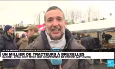Crise agricole : les agriculteurs en attente d'annonces de la part du Premier ministre français Gabriel Attal