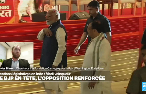 Législatives en Inde : sans majorité absolue, Modi en pourparlers avec ses alliés