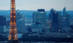 Vue sur le quartier d'affaires de La Défense à Paris