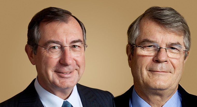 Martin Bouygues, PDG de la société éponyme et son frère Olivier Bouygues, directeur général délégué du groupe. (© Bouygues)