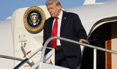 Donald Trump à New York, aux États-Unis, le 11 septembre 2025. ( GETTY IMAGES NORTH AMERICA / KEVIN DIETSCH )