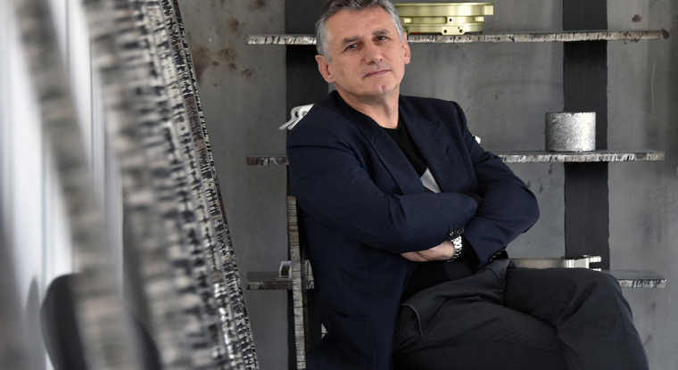 Jean-Claude Maillard, PDG de Figeac Aero. (© AFP)