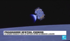 La sonde chinoise en route vers la Terre, après sa mission sur la Lune