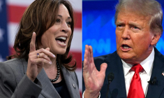 Kamala Harris et Donald Trump. ( AFP / BRENDAN SMIALOWSKI )