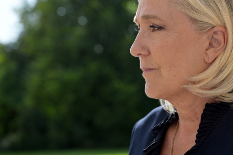 Marine Le Pen à Paris, le 26 août 2024. ( AFP / BERTRAND GUAY )