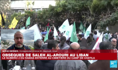 Liban : obsèques de Saleh Al-Arouri, le numéro 2 du Hamas