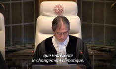 Le climat doit être protégé "pour les générations présentes et futures" (CIJ)