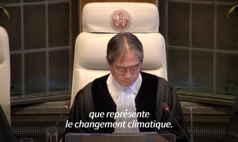 Le climat doit être protégé "pour les générations présentes et futures" (CIJ)